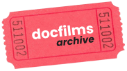 A red movie ticket with the words 'doc archive' on it.